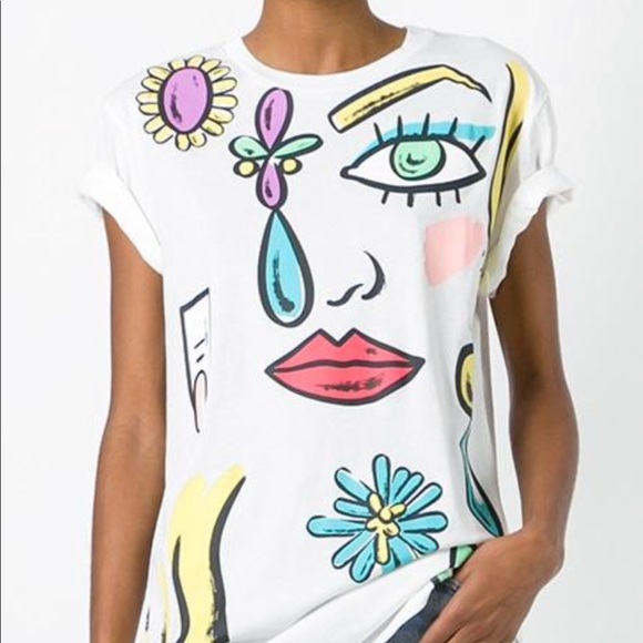 Moschino Multicolor Tee Shirt - Picture 1 of 3